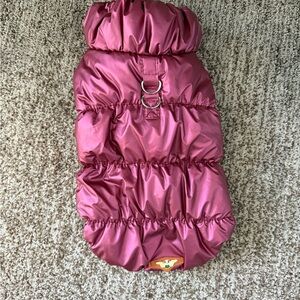 NWT Dog Fleece Puffer Jacket